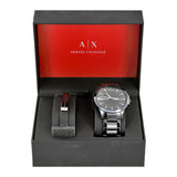 Armani Exchange Hampton Black Dial Men's Gift Set AX7101 - Watches of America #4