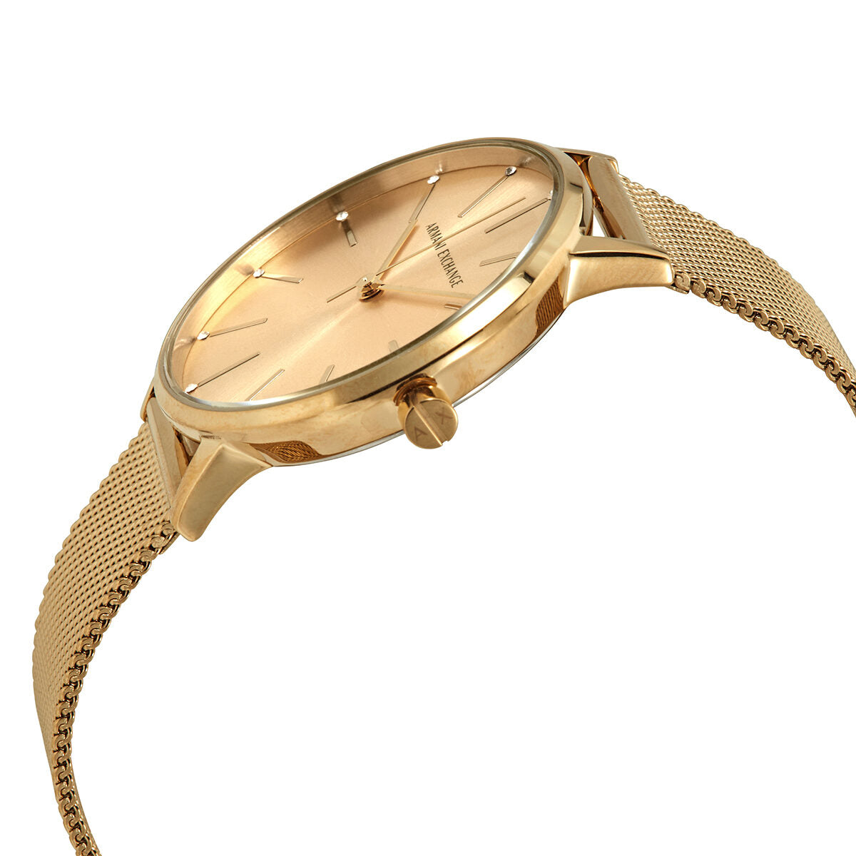 Armani Exchange Quartz Gold Dial Ladies Watch AX5536 Watches of