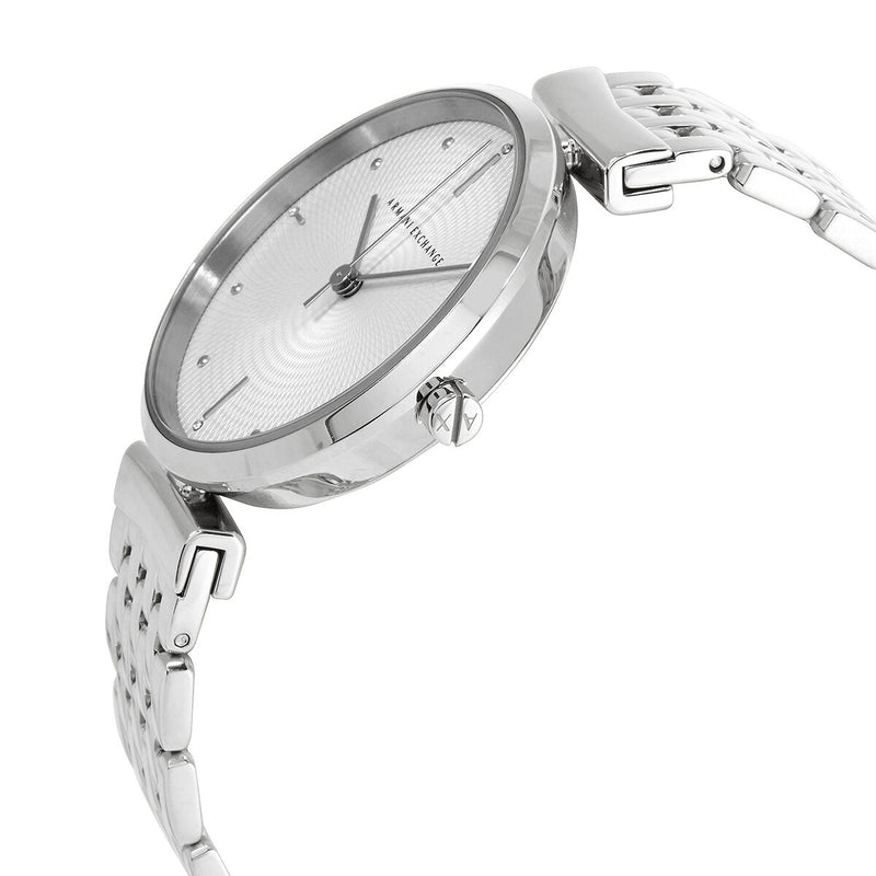 Armani Exchange Zoe Quartz White Dial Ladies Watch #AX7117 - Watches of America #2