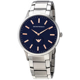 Emporio Armani Renato Quartz Blue Dial Men's Watch #AR11137 - Watches of America