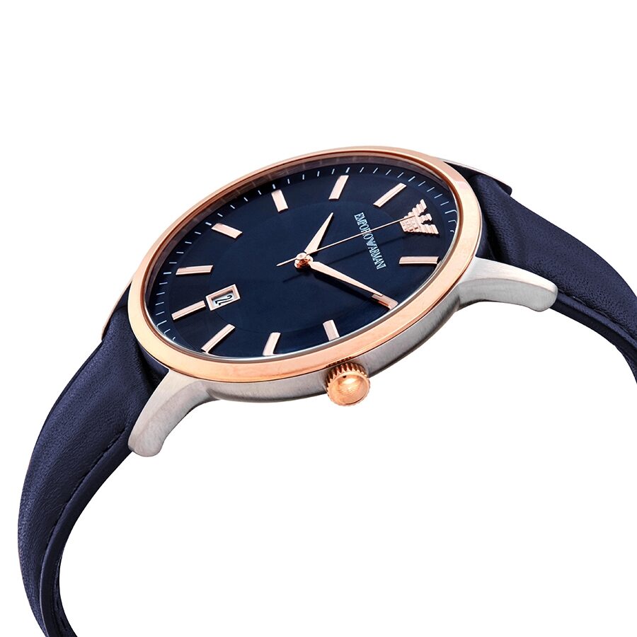 Reloj Emporio Armani Renato de cuarzo con esfera azul para hombre