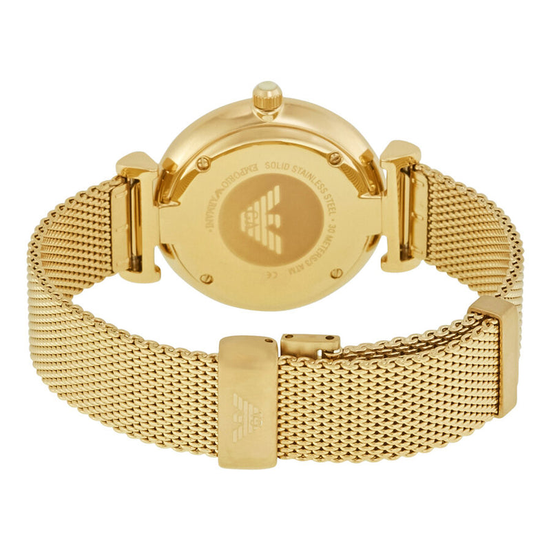 Emporio Armani Retro Gold Ladies Watch AR1957 - Watches of America #3