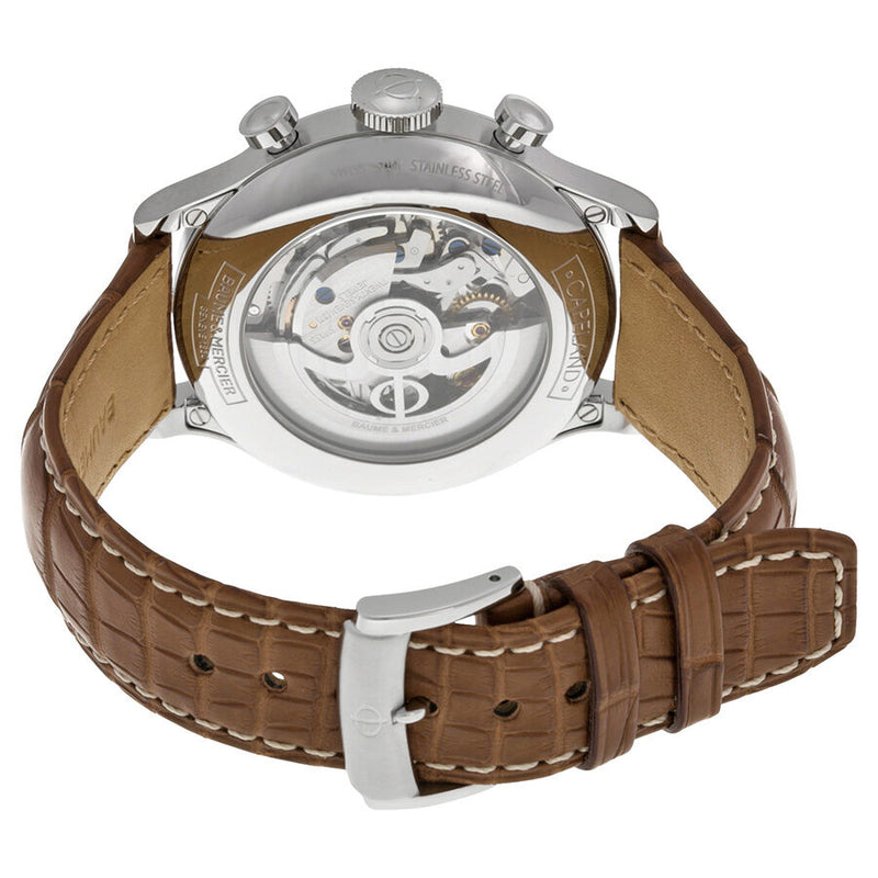 Baume and Mercier Capeland Flyback Chronograph Black Dial Men's Watch #10068 - Watches of America #3