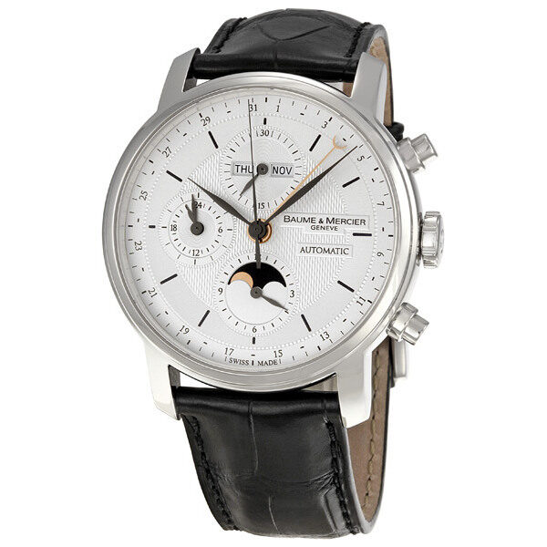 Baume and Mercier Classima Executives Chronograph Moonphase Men's Watch MOA#8870 - Watches of America