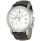 Baume and Mercier Classima Executives White Dial Chronograph Men's Watch #08851 - Watches of America