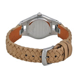 Baume and Mercier Linea Mother of Pearl Dial Beige Leather Ladies Watch #10116 - Watches of America #3