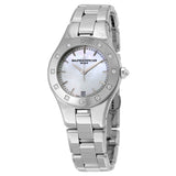 Baume and Mercier Linea Mother of Pearl Diamond Ladies Watch #10071 - Watches of America