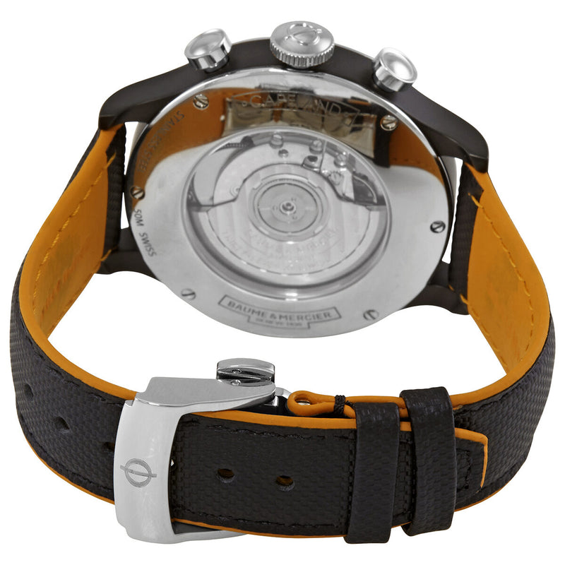 Baume et Mercier Capeland Chronograph Automatic Black Dial Men's Watch #10451 - Watches of America #3