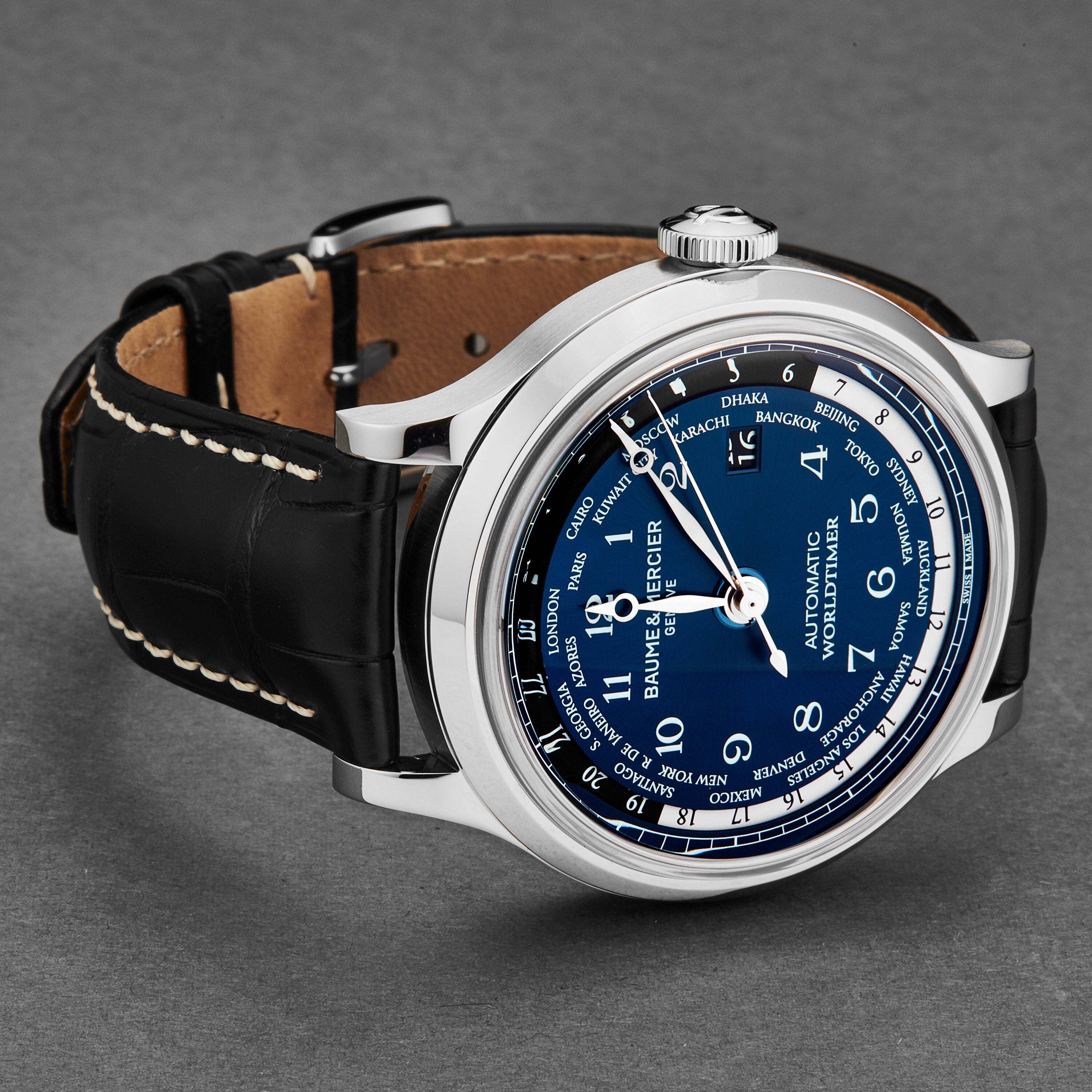 Baume and mercier online capeland worldtimer