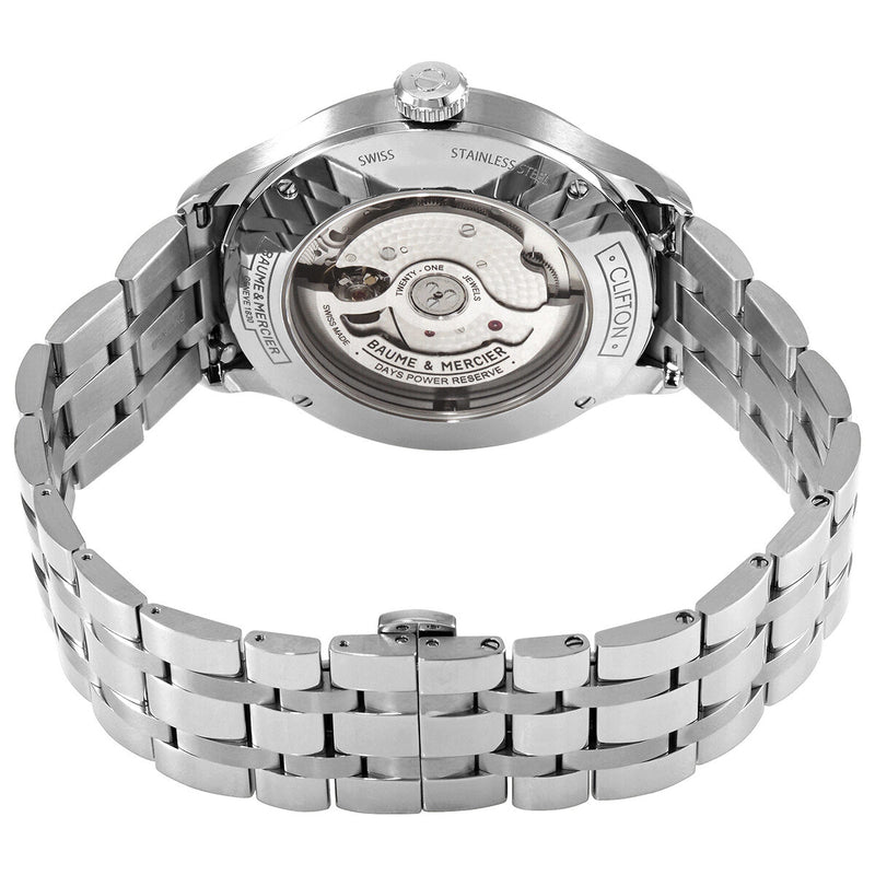 Baume et Mercier Clifton Chronograph Automatic White Dial Men's Watch #10552 - Watches of America #3