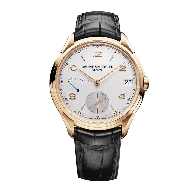 Baume et Mercier Clifton Men's 18 Rose Gold Watch #10195 - Watches of America