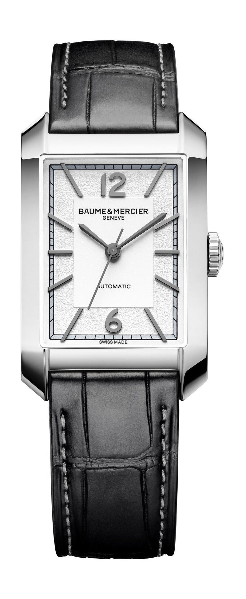 Baume et Mercier Hampton Automatic Silver Dial Men's Watch #10522 - Watches of America