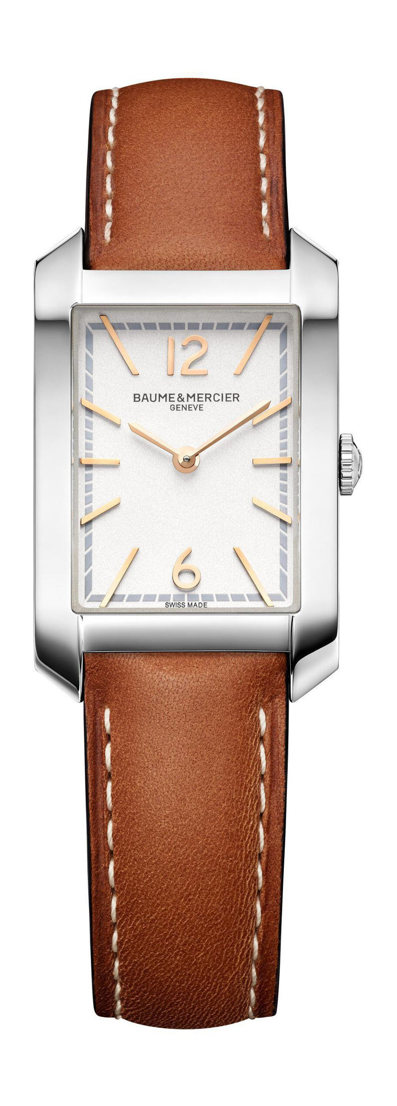 Baume et Mercier Hampton Quartz Silver Dial Ladies Watch #10472 - Watches of America