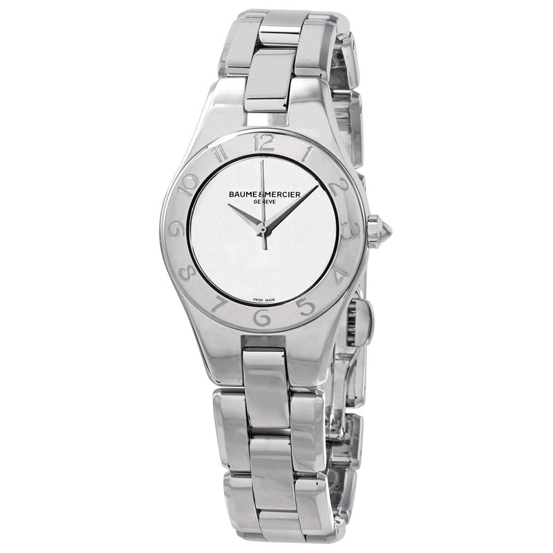 Baume et Mercier Linea Quartz White Dial Ladies Watch #10196 - Watches of America