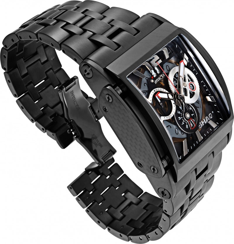 Invicta SHAQ Cronógrafo Cuarzo Negro Esfera Transparente Reloj para Hombre 33736