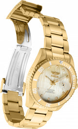 Invicta Pro Diver reloj de cuarzo con esfera dorada y cristal para mujer 31700