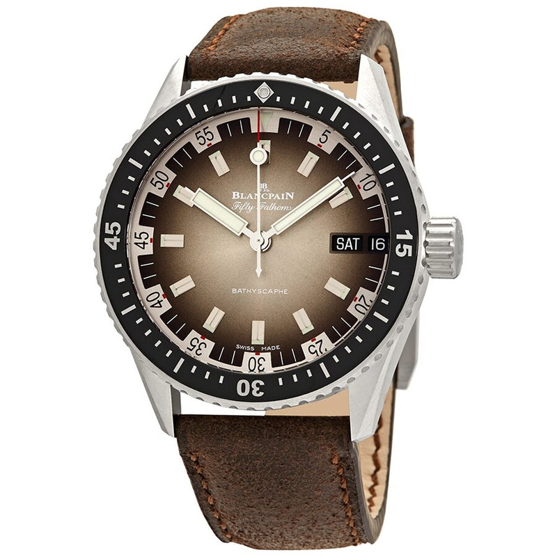 Blancpain Fifty Fathoms Bathyscaphe Jour Date 70s Automatic Grey