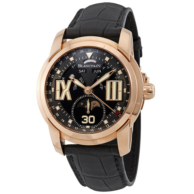 Blancpain L-Evolution 18kt Rose Gold Moonphase Automatic 8 Days Men's Watch #8866-3630-53B - Watches of America