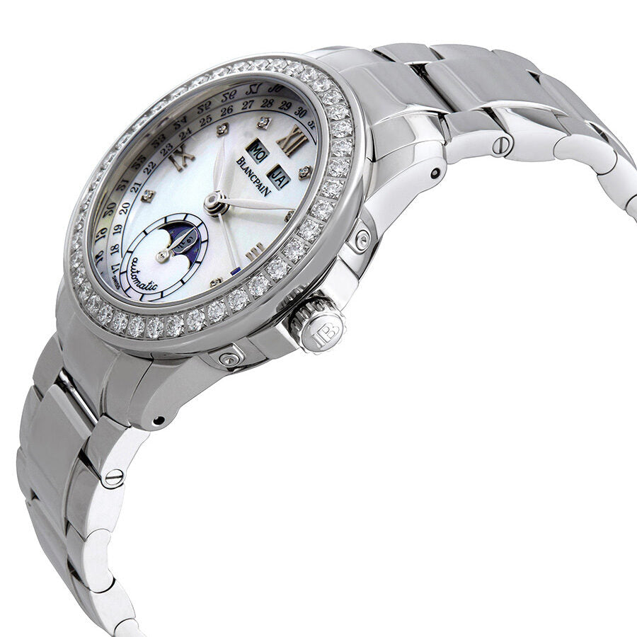 Blancpain Leman Mother Of Pearl Dial Automatic Ladies Watch 2360