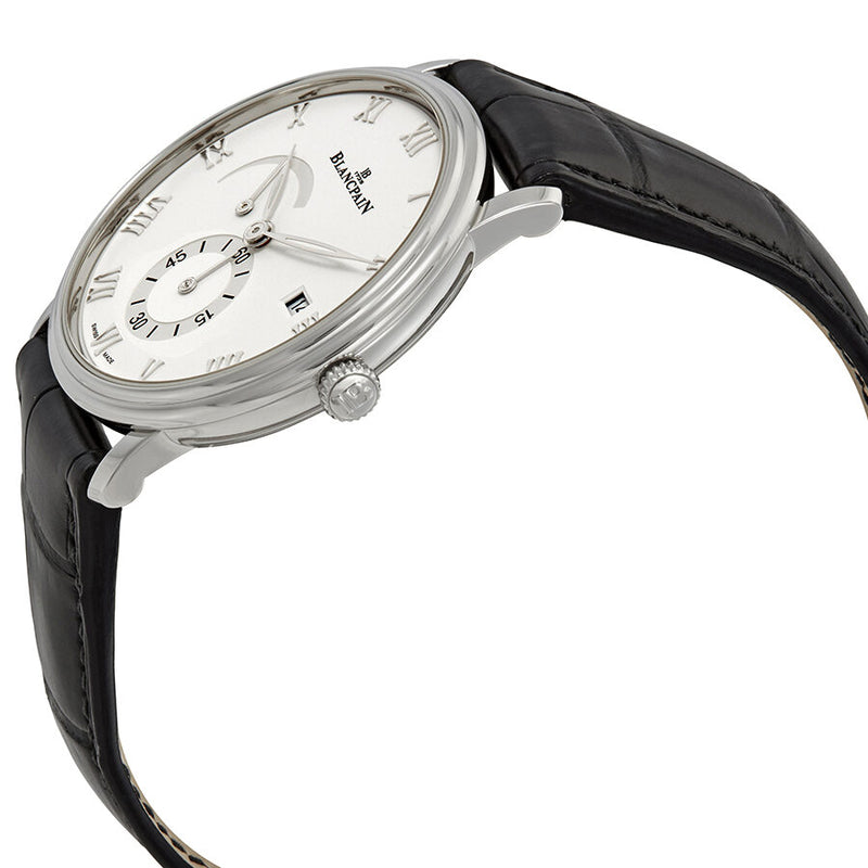 Blancpain Villeret White Dial Black Leather Men's Watch #6606A-1127-55B - Watches of America #2