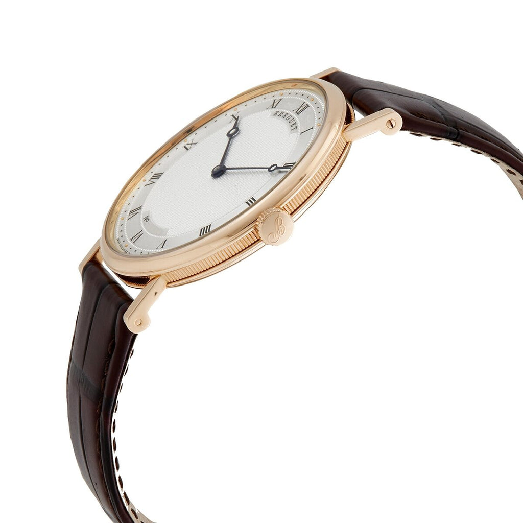 Breguet CLASSIQUE 18kt Rose Gold Silver-tone Dial Men's Watch