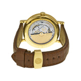Breguet Classique Automatic Moonphase Silver Dial 18 kt Yellow Gold Men's Watch #7337BA1E9V6 - Watches of America #3