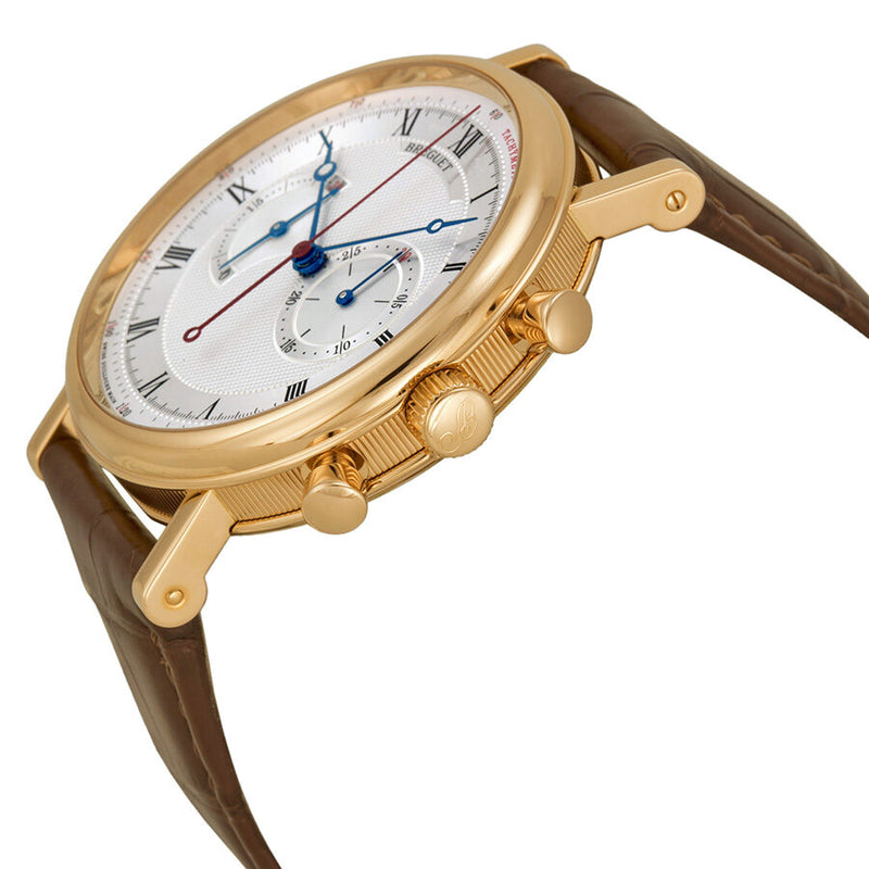 Breguet Classique Automatic Silvered Dial Alligator Leather Men's Watch #5287BR129ZU - Watches of America #2