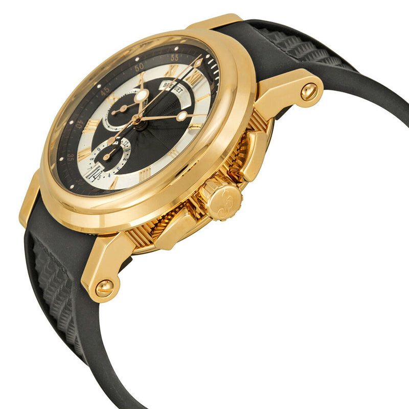 Breguet Marine Black Dial Rubber Men's Watch #5827BR/Z2/5ZU - Watches of America #2