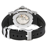 Breguet Marine Dual Time Silver Dial Black Rubber Men's Watch #5857ST/12/5ZU - Watches of America #3