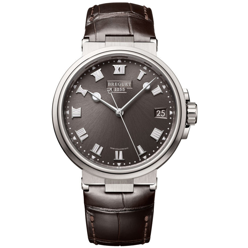 Breguet Marine Automatic Brown Dial Men's Watch #5517TI/G2/9ZU - Watches of America