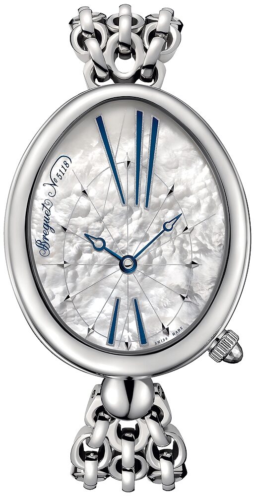 Breguet Reine De Naples Automatic Mother of Pearl Ladies Watch #8967ST/51/J50 - Watches of America