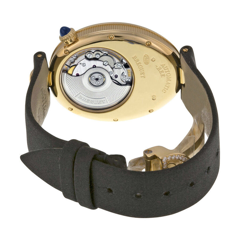 Breguet Reine de Naples Mother of Pearl Dial 18kt Yellow Gold Diamond Black Satin Ladies Watch 8908BA52864D00D#8908BA/52/864.D00D - Watches of America #3