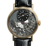 Breguet Tradition Black Skeleton Dial 18kt Rose Gold Black Leather Manual Wind Men Watch 7027BRG99V6#7027BR/G9/9V6 - Watches of America #2