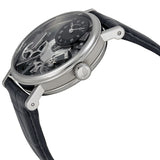 Breguet Tradition Black Skeleton Dial 18kt White Gold Black Leather Men's Watch 7027BBG99V6 #7027BB/G9/9V6 - Watches of America #2