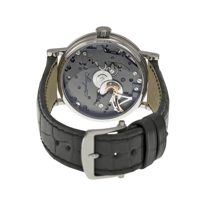 Breguet Tradition Black Skeleton Dial 18kt White Gold Black Leather Men's Watch 7027BBG99V6 #7027BB/G9/9V6 - Watches of America #3