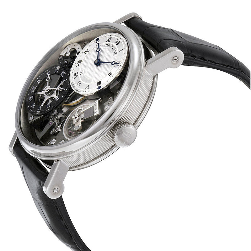 Breguet Tradition 18kt White Gold GMT Manual Silver Skeleton Dial Men's Watch #7067BB/G1/9W6 - Watches of America #2