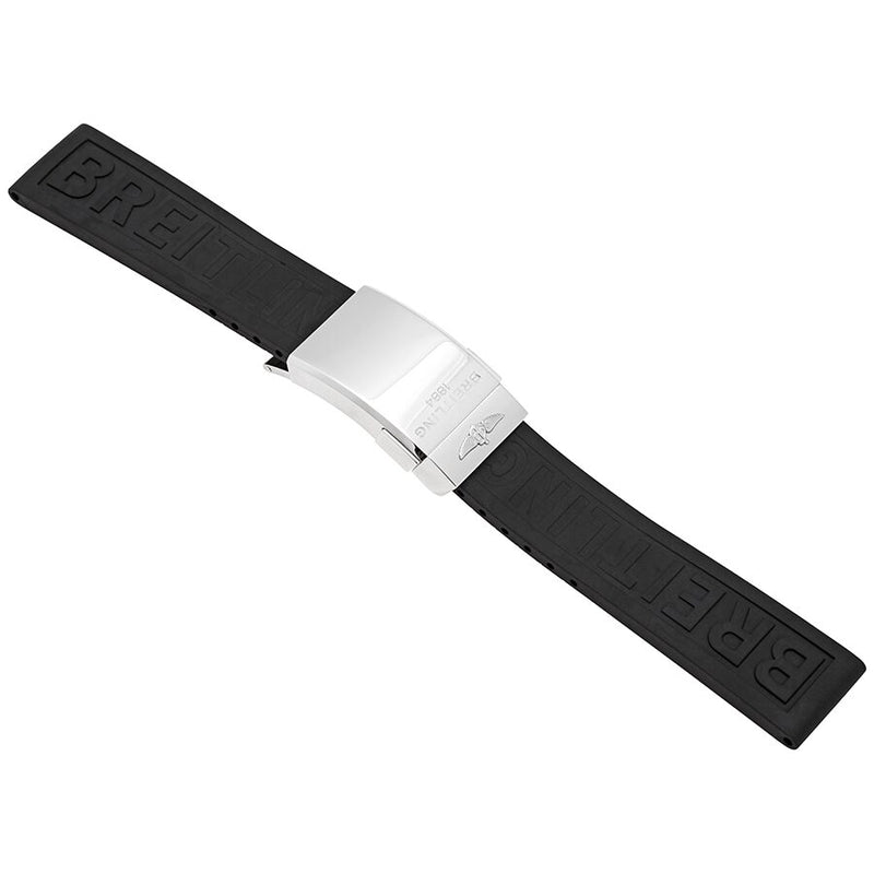 Breitling 20-18 mm Rubber Watch Band #151S-A18D.4 - Watches of America