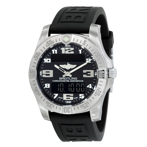 Breitling Aerospace EVO Black Dial Quartz Men's Watch E7936310-BC27BKPT3#E7936310-BC27-152S-A20SS.1 - Watches of America