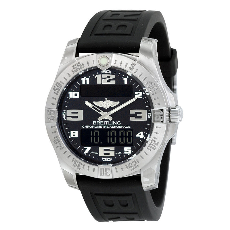 Breitling Aerospace EVO Black Dial Quartz Men's Watch E7936310-BC27BKPT3#E7936310-BC27-152S-A20SS.1 - Watches of America