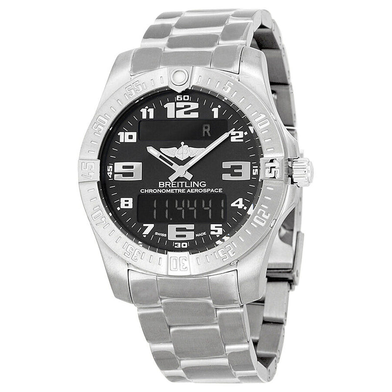 Breitling Aerospace Evo Black Dial Titanium Men's Watch E7936310-BC27TI#E7936310-BC27-152E - Watches of America