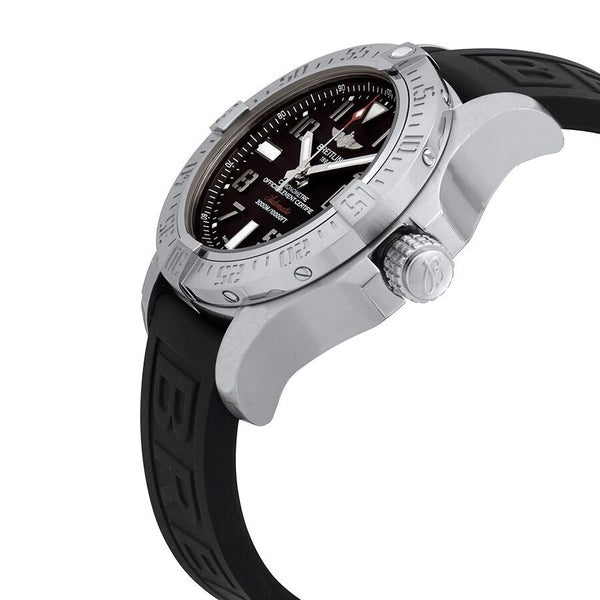 Breitling Automatic Black Dial Black Rubber Men's Watch #A17331101B1S2 - Watches of America #2