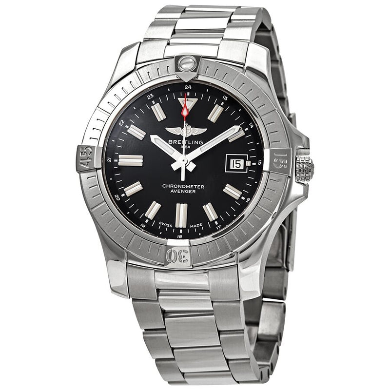 Breitling Avenger 43 Automatic Black Dial Men's Watch #A17318101B1A1 - Watches of America
