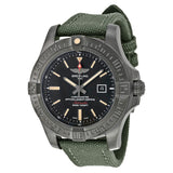 Breitling Avenger Blackbird Automatic Black Dial Green Canvas Strap Men's Watch V1731010-BD12GRFT#V1731010-BD12-105W-M20BASA.1 - Watches of America