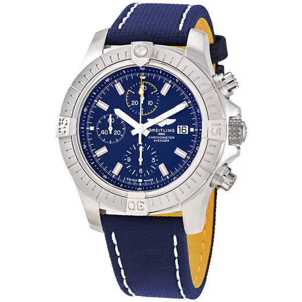 Breitling Avenger Chronograph Automatic Blue Dial Men's Watch #A13317101C1X1 - Watches of America