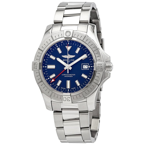 Breitling Avenger GMT 45 Automatic Blue Dial Men's Watch #A32395101C1A1 - Watches of America