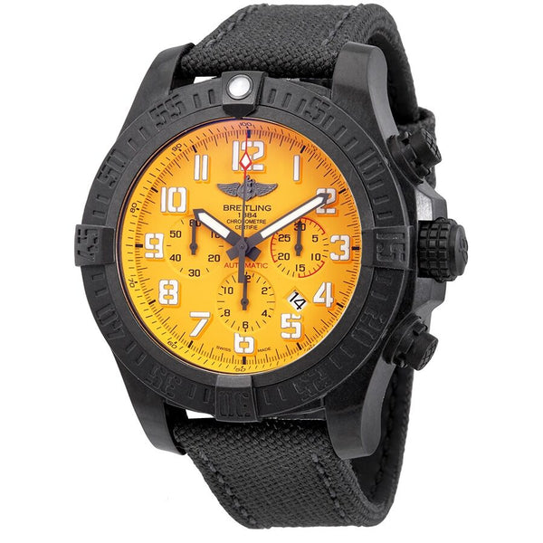 Breitling Avenger Hurricane Yellow Dial Automatic Men's Chronograph Watch #XB0170E4-I533-100W.M20BASA.1 - Watches of America