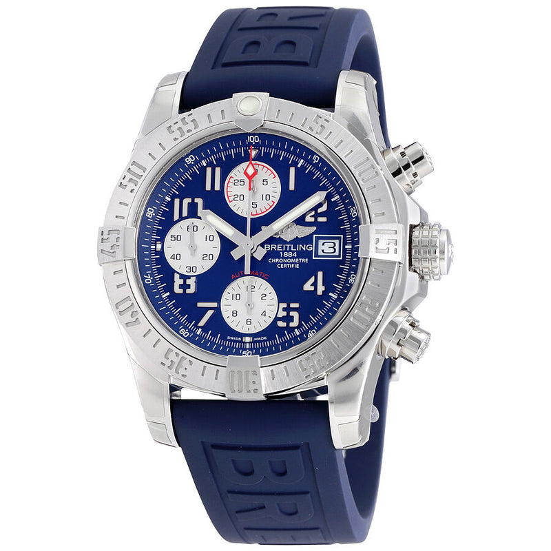 Breitling Avenger II Automatic Chronograph Blue Dial Men's Watch A1338111/C870BLPT3#A1338111-C870-158S-A20S.1 - Watches of America