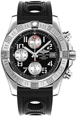 Breitling Avenger II Black Dial Black Ocean Racer Men's Watch A1338111/BC33BKOR#A1338111/BC33-200S-A20D.2 - Watches of America