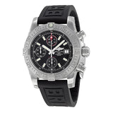 Breitling Avenger II Black Dial Chronograph Black Rubber Automatic Men's Watch A1338111-BC32BKPD3#A1338111-BC32-153S-A20D.2 - Watches of America