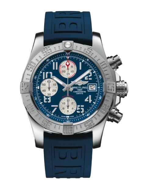 Breitling Avenger II Chronograph Automatic Mariner Blue Dial Men's Watch #A13381111C1S2 - Watches of America
